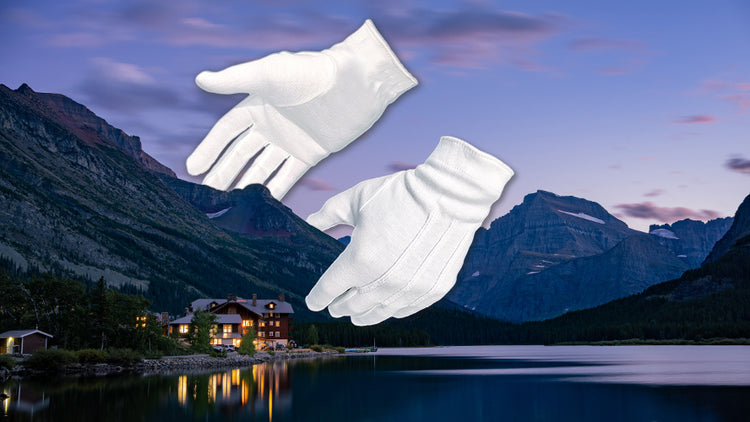 White Parade Gloves - Buy With Prime