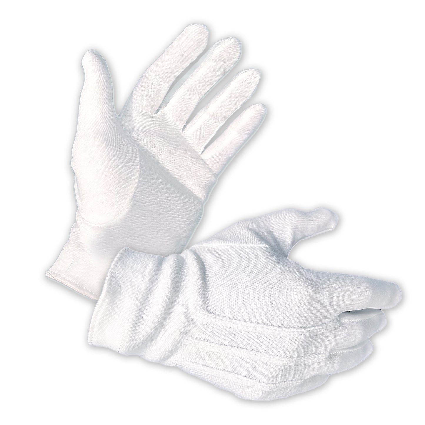1 Pairs (2 Gloves) Size Extra Large - Gloves Legend 100% White Cotton Marching Parade Formal Dress Gloves - Buy With Prime